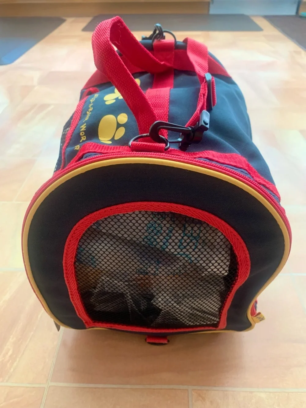 Build-A-Bear Black & Red Pet Dog Carrier Bag & Accessories Set